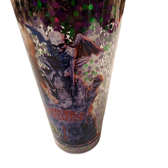 Beetlejuice 20 Oz Insulated Plastic Cup with Straw - Picture 3 of 8